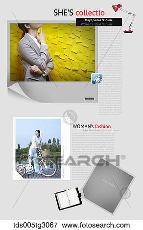 Various Frames Of Gallery For Woman'S Fashion View Large Photo Image Stock Photo - Various Frames Of Gallery For Woman'S Fashion. Fotosearch