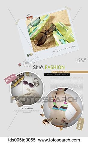 Various Frames Of Gallery For Woman'S Fashion View Large Photo Image Stock Photography - Various Frames Of Gallery For Woman'S Fashion. Fotosearch