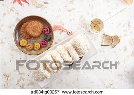 Various Korean dessert on dish View Large Photo Image Stock Photo - Various Korean dessert on dish . Fotosearch