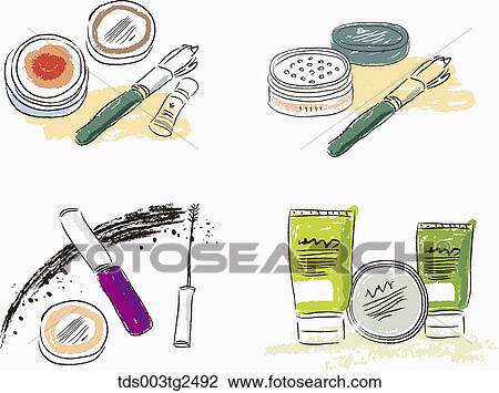 Various Types Of Icons Of Make Up Products View Large Photo Image Stock Image - Various Types Of Icons Of Make Up Products. Fotosearch