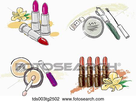 Various Types Of Icons Of Make Up Products View Large Photo Image Stock Image - Various Types Of Icons Of Make Up Products. Fotosearch
