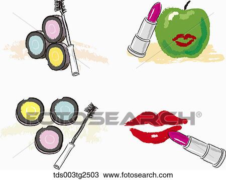 Various Types Of Icons Of Make Up Products View Large Photo Image Stock Image - Various Types Of Icons Of Make Up Products. Fotosearch