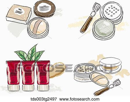 Various Types Of Icons Of Make Up Products View Large Photo Image Stock Photo - Various Types Of Icons Of Make Up Products. Fotosearch