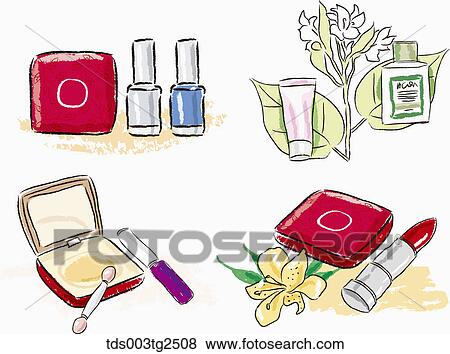 Various Types Of Icons Of Make Up Products View Large Photo Image Stock Photo - Various Types Of Icons Of Make Up Products. Fotosearch