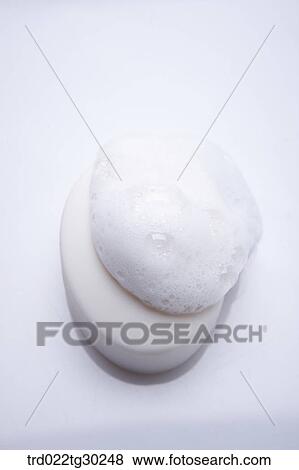 White soap with bubble foam View Large Photo Image Stock Photo - White soap with bubble foam . Fotosearch