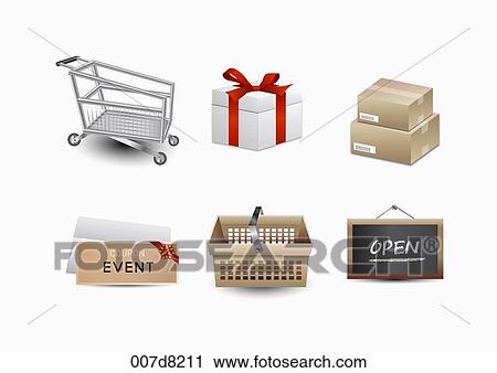 The business icon View Large Illustration Clip Art - The business icon . Fotosearch