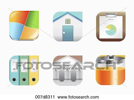 Clip Art - The business icon . Fotosearch