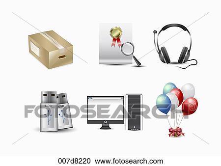 Clipart - The business icon . Fotosearch