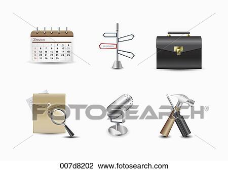 The business icon View Large Illustration Drawing - The business icon . Fotosearch