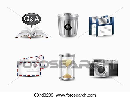 Drawing - The business icon . Fotosearch