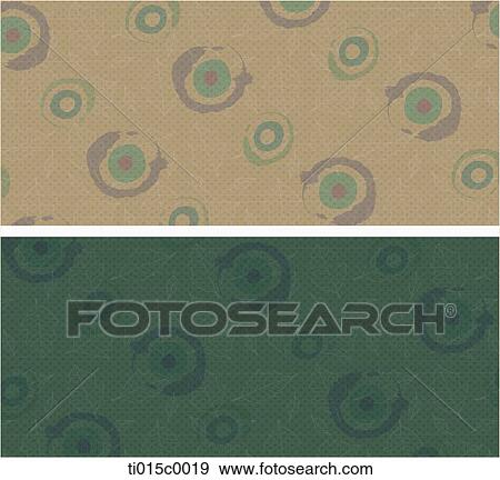 The circle pattern with the brown and green background View Large Illustration Stock Illustration - The circle pattern with the brown and green background. Fotosearch