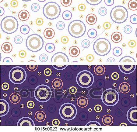 The circle pattern with the white and purple background View Large Illustration Drawing - The circle pattern with the white and purple background. Fotosearch