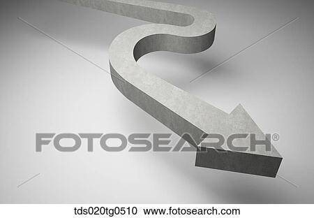The curved gray arrow View Large Illustration Clipart - The curved gray arrow. Fotosearch