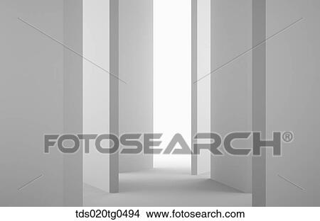 The gray standing walls View Large Illustration Stock Illustration - The gray standing walls. Fotosearch
