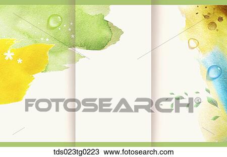 The green, yellow, and blue colored background with the green line View Large Illustration Drawing - The green, yellow, and blue colored background with the green line. Fotosearch