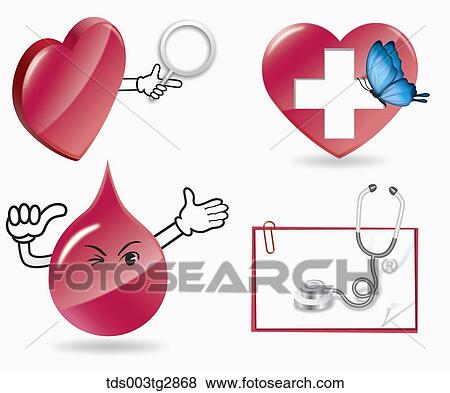 The hospital image with heart View Large Illustration Stock Illustration - The hospital image with heart. Fotosearch