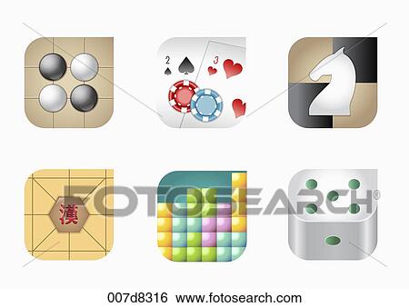 The icon for the game View Large Illustration Stock Illustration - The icon for the game. Fotosearch