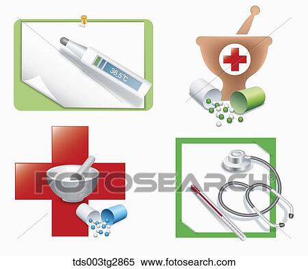 Stock Illustration - The medical equipment image . Fotosearch
