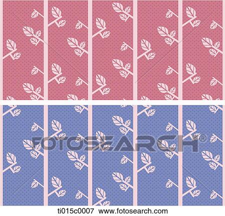 The pink tree pattern with the pink and blue background View Large Illustration Stock Illustration - The pink tree pattern with the pink and blue background. Fotosearch