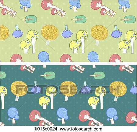 The tree pattern with the light green and dark green background View Large Illustration Stock Illustration - The tree pattern with the light green and dark green background. Fotosearch