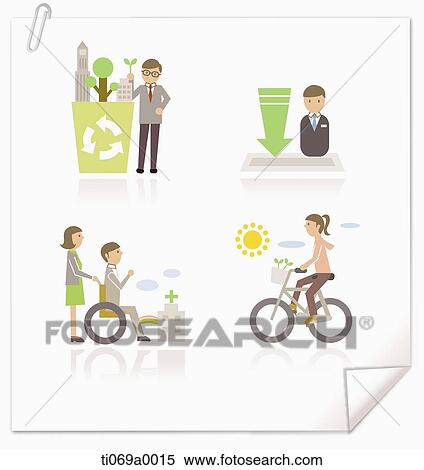 The various business related image View Large Illustration Stock Illustration - The various business related image. Fotosearch