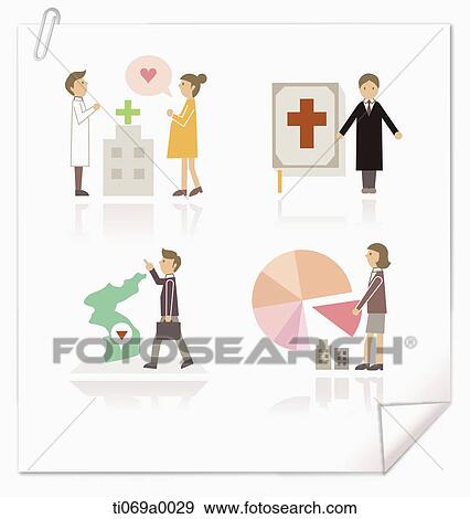 The various business related image View Large Illustration Stock Illustration - The various business related image. Fotosearch