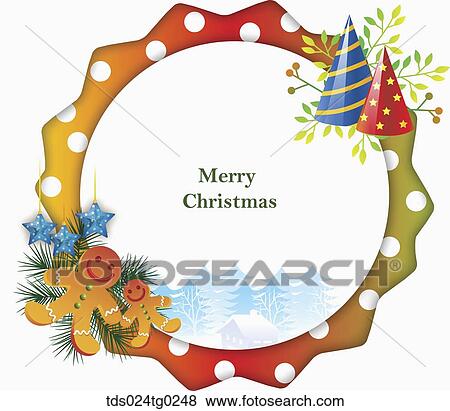The yellow and red sun shaped frame with cones and ginger men View Large Illustration Stock Illustration - The yellow and red sun shaped frame with cones and ginger men . Fotosearch