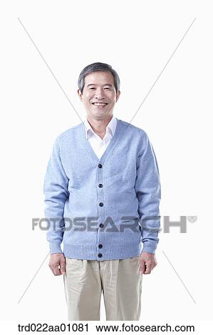 A standing elderly man View Large Photo Image Stock Image - A standing elderly man . Fotosearch