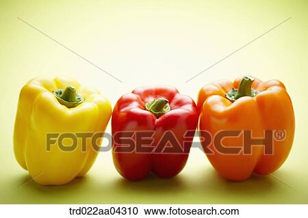 The colorful bell peppers with the green background View Large Photo Image Stock Image - The colorful bell peppers with the green background. Fotosearch
