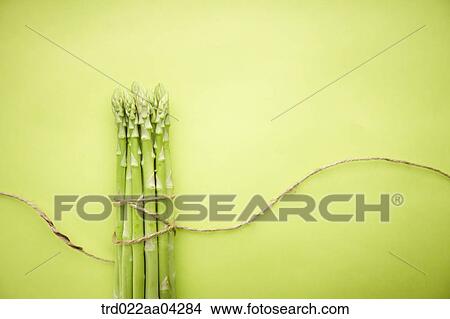 The green asparagus tied with the string View Large Photo Image Picture - The green asparagus tied with the string . Fotosearch