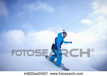 The snowboarding on the slope View Large Photo Image Stock Image - The snowboarding on the slope. Fotosearch