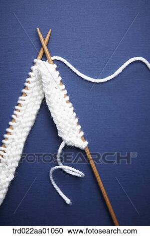 The white wool knitting needles View Large Photo Image Stock Image - The white wool knitting needles. Fotosearch