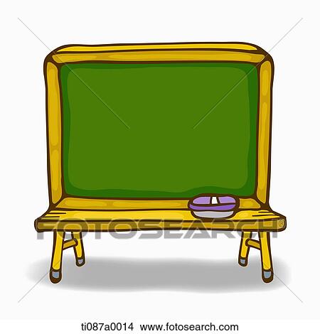 Stock Illustration - A blackboard. Fotosearch