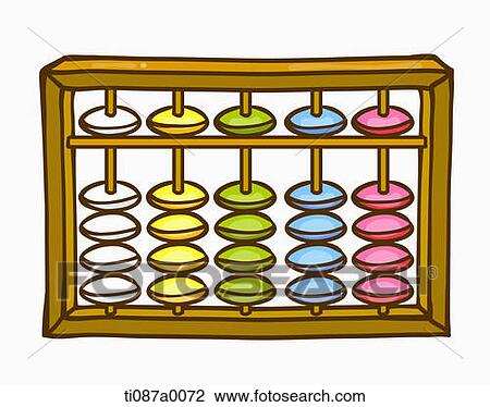 A colorful abacus View Large Illustration Drawing - A colorful abacus . Fotosearch