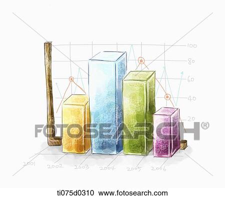 Clipart - Chart and bar graph . Fotosearch