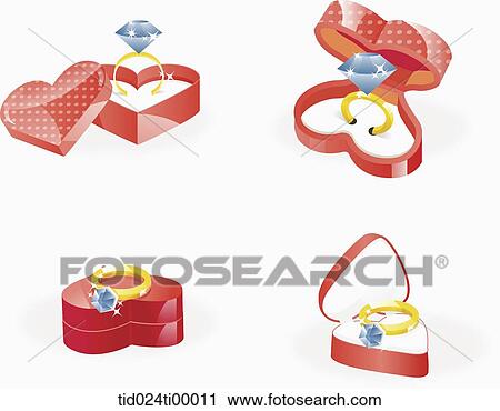 Diamond ring image View Large Illustration Clip Art - Diamond ring image. Fotosearch