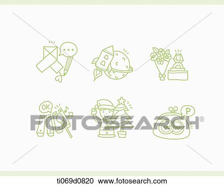 Green business icon View Large Illustration Clipart - Green business icon . Fotosearch
