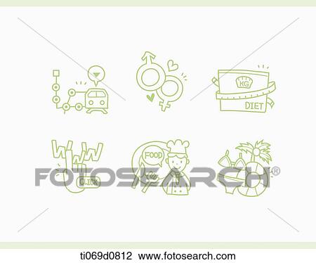 Green business icon View Large Illustration Drawing - Green business icon . Fotosearch
