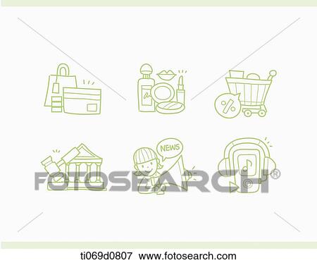 Green business icon View Large Illustration Stock Illustration - Green business icon . Fotosearch