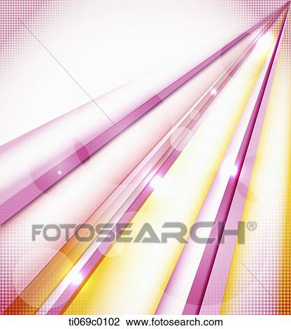 The colorful pink and yellow straight line View Large Illustration Drawing - The colorful pink and yellow straight line. Fotosearch