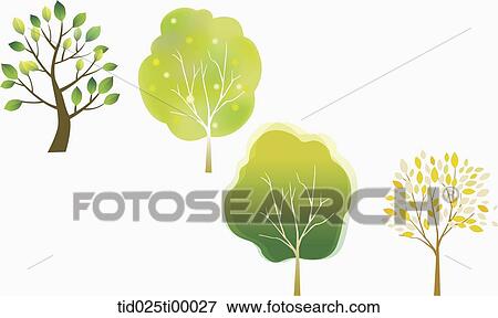 The various kinds of tree View Large Illustration Stock Illustration - The various kinds of tree. Fotosearch