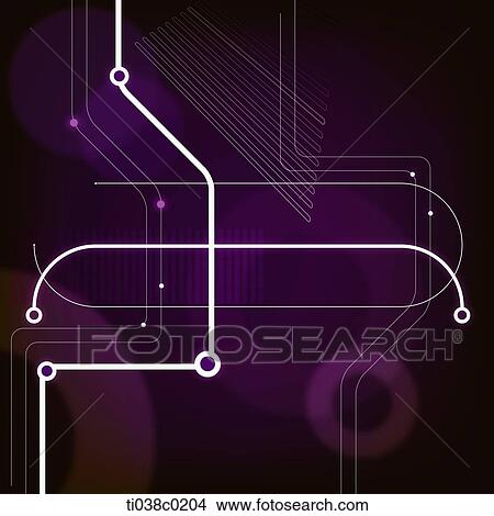 White line and purple background View Large Illustration Stock Illustration - White line and purple background. Fotosearch