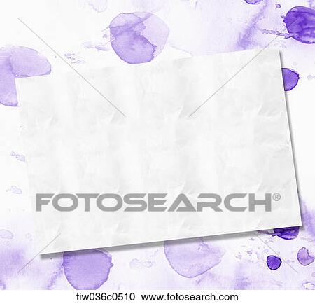 White paper and purple paint View Large Illustration Clipart - White paper and purple paint . Fotosearch