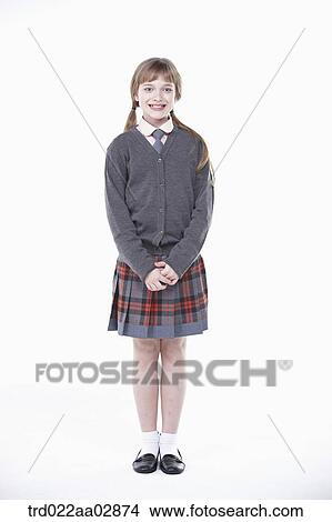 A standing American student View Large Photo Image Picture - A standing American student. Fotosearch