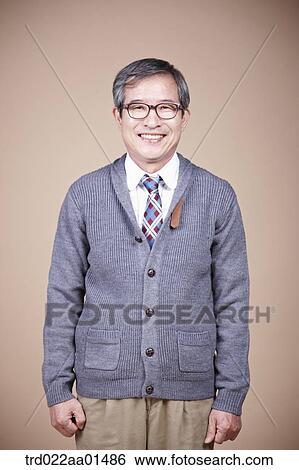 A standing old man View Large Photo Image Stock Photograph - A standing old man . Fotosearch
