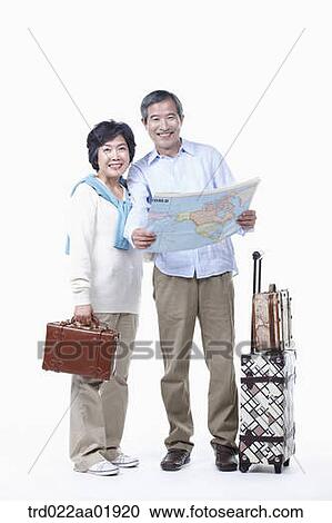 An old couple going on travel View Large Photo Image Stock Image - An old couple going on travel . Fotosearch