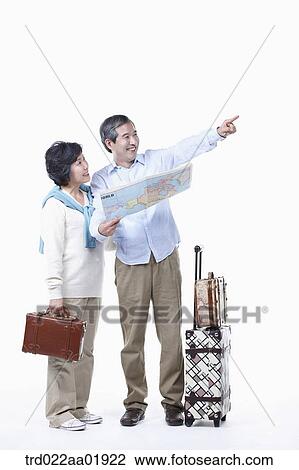 An old couple going on travel View Large Photo Image Stock Image - An old couple going on travel . Fotosearch