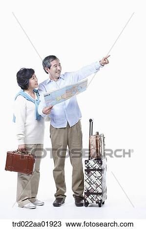 An old couple going on travel View Large Photo Image Stock Image - An old couple going on travel . Fotosearch