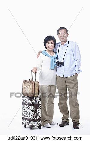 An old couple going on travel View Large Photo Image Stock Image - An old couple going on travel . Fotosearch