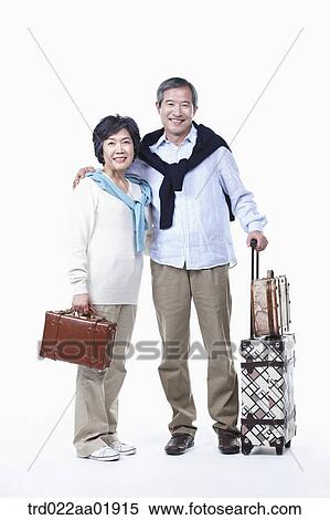 An old couple going on travel View Large Photo Image Stock Photography - An old couple going on travel . Fotosearch